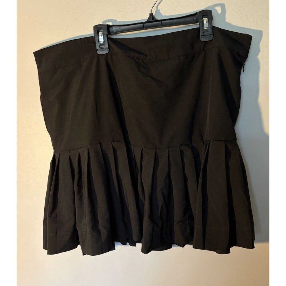 Zelos Pleated Skort, Size 16, Black